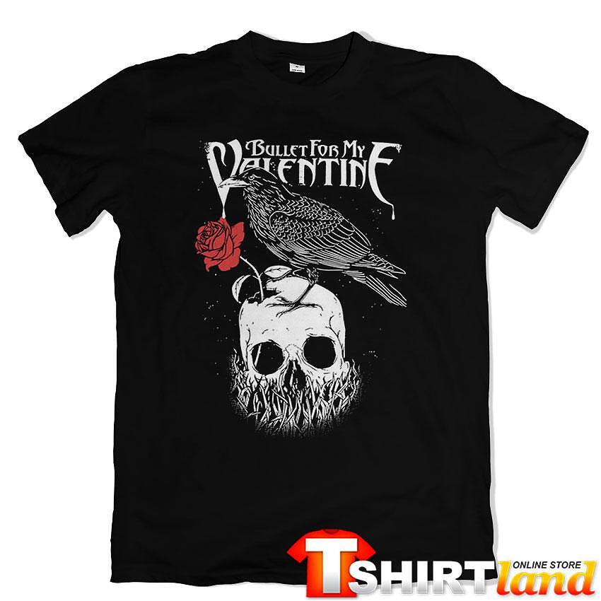 Тениска Bullet for my Valentine Rose and Crow