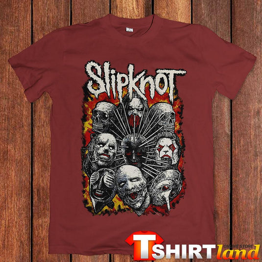 Тениска Slipknot - All The Masks