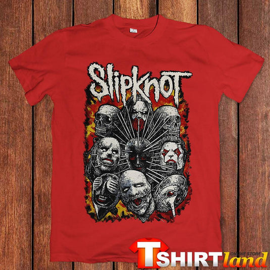 Тениска Slipknot - All The Masks