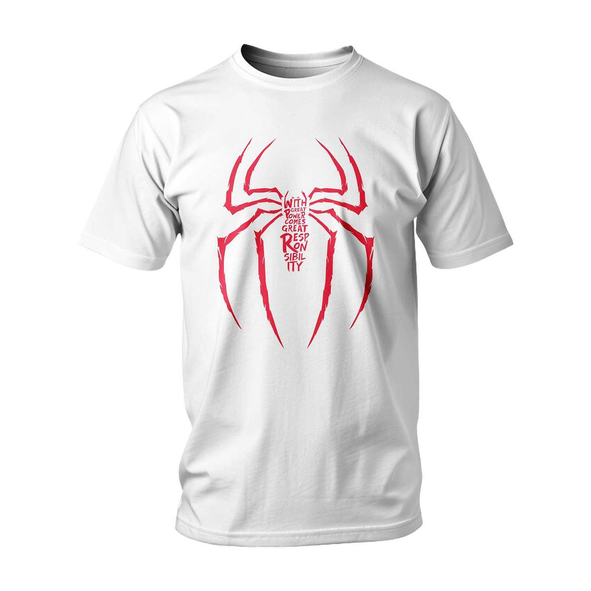 Tricou Spider-man Spider With Great Power Comes Great