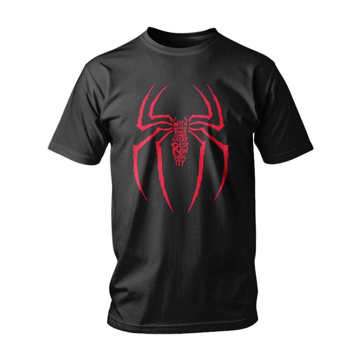 Tricou Spider-man Spider With Great Power Comes Great