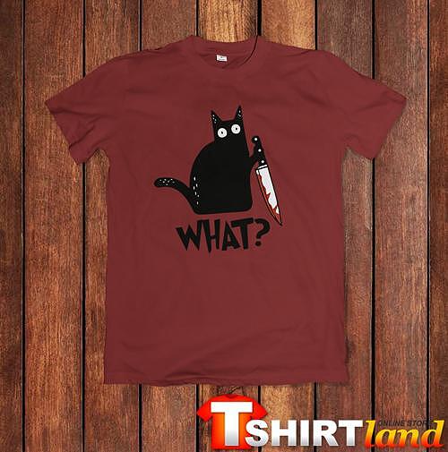 Тениска Murder Funny Cat