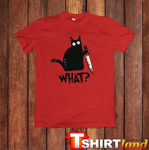 Тениска Murder Funny Cat
