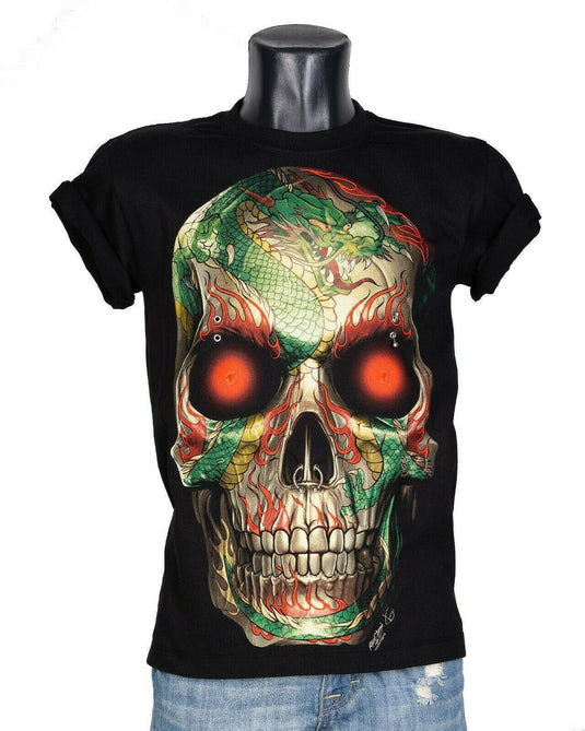 Тениска Tattoed Skull 3D-20