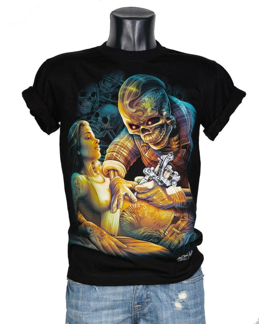 Тениска Tattoing Skeleton HD-55
