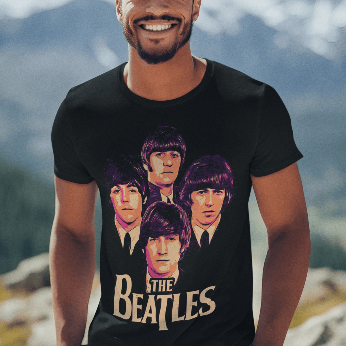 Тениска The Beatles Band