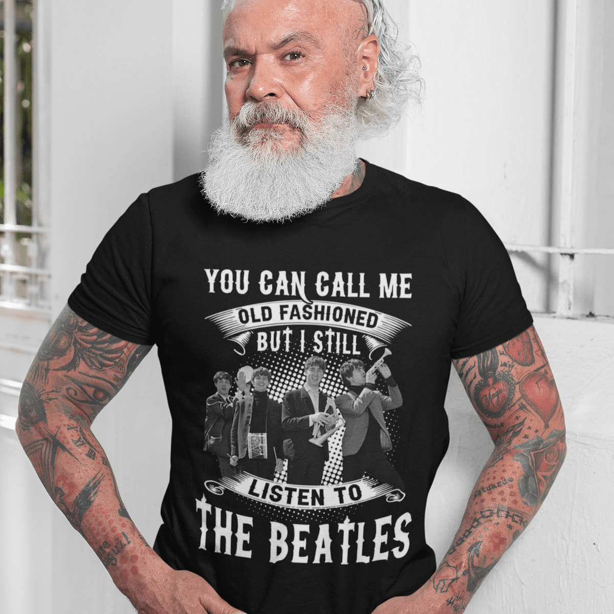Tricou The Beatles Old Fashioned