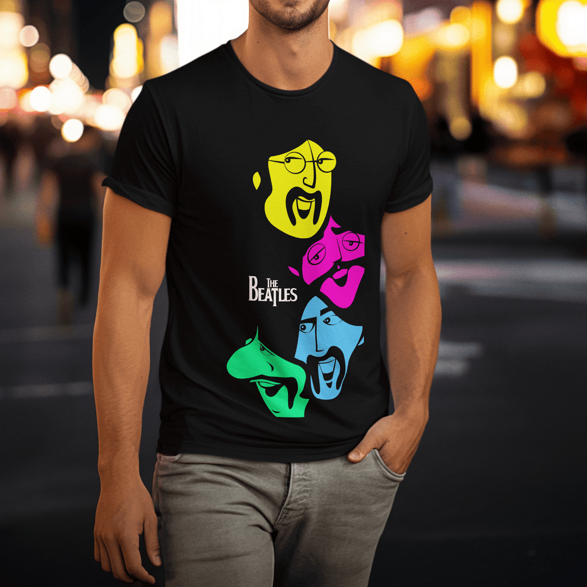 Tricou The Beatles The Fab Four
