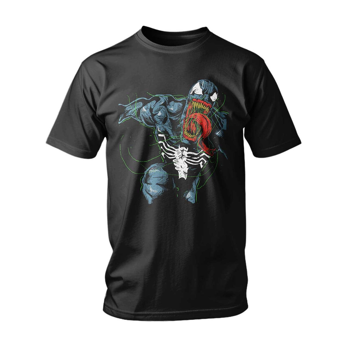 Venom T-shirt Built Different. Bitten Better.