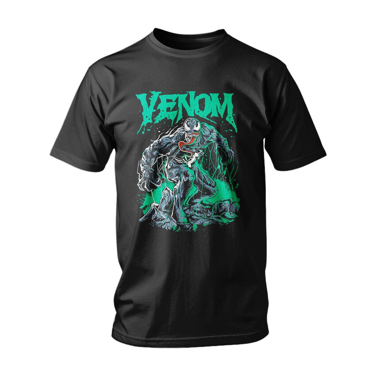 Tricou Venom Black Suit Black Thoughts