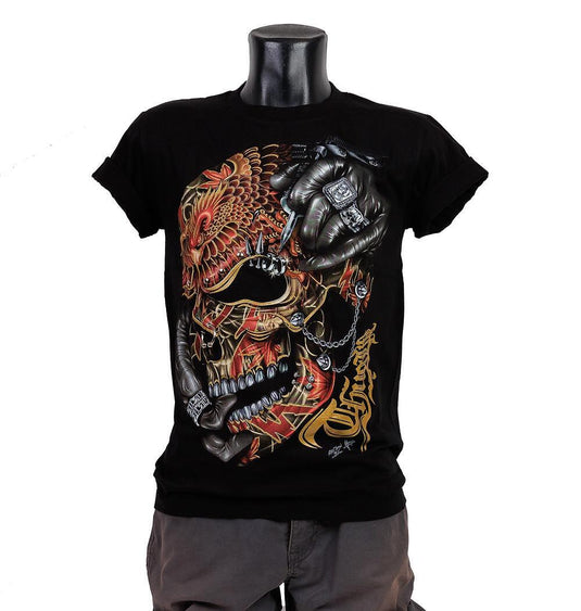 Тениска Тattooed Skull 3D-107