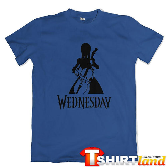 Тениска Wednesday - Playing Cello