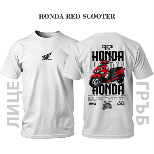 Тениска RED Honda Scooter