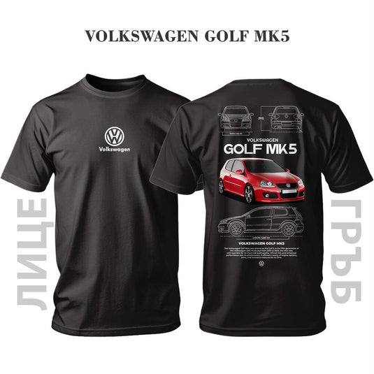 Тениска RED VOLKSWAGEN GOLF MK5