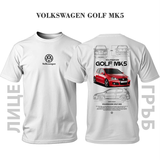 Тениска RED VOLKSWAGEN GOLF MK5