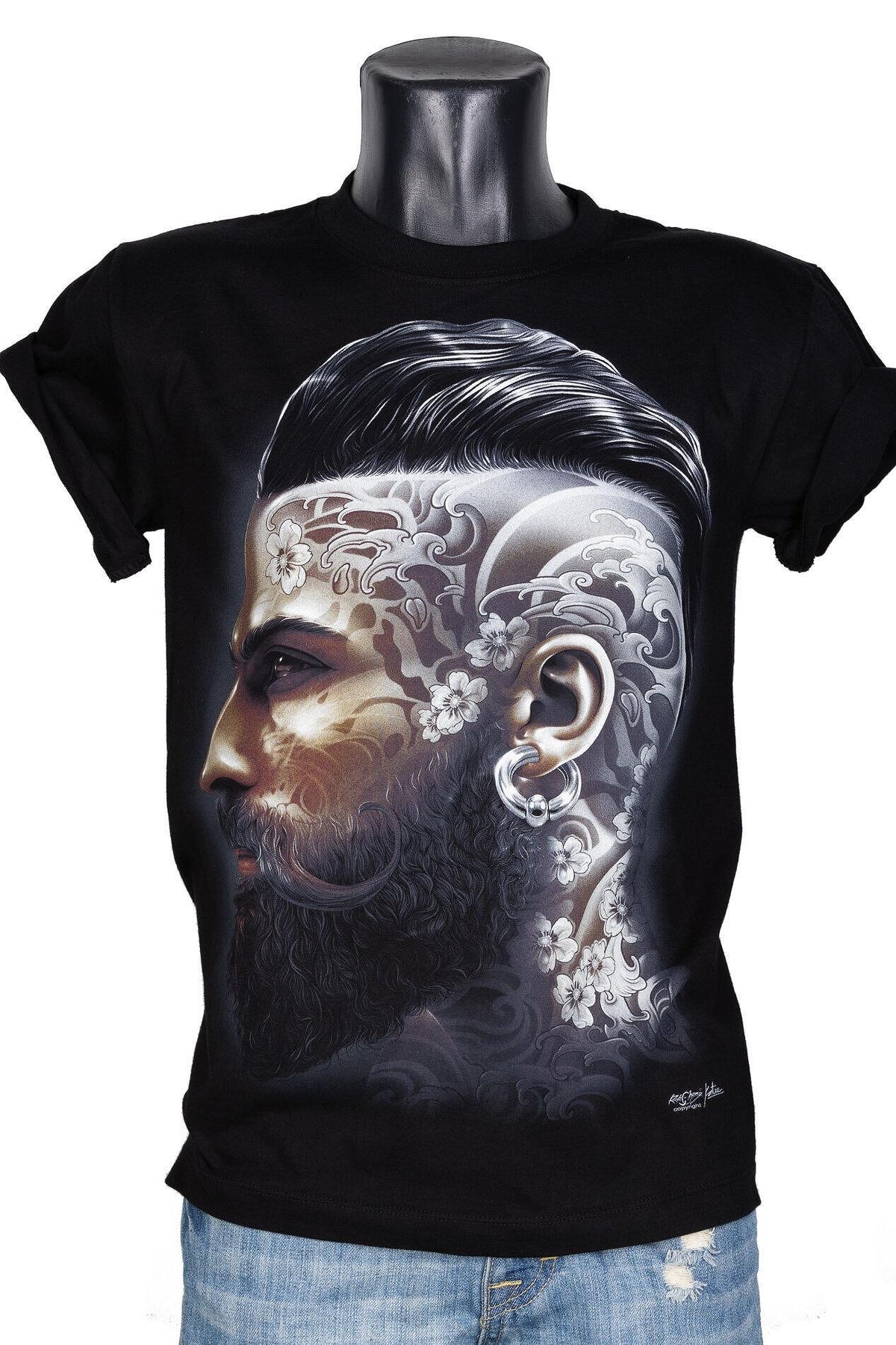 T-Shirt Wild Beard Man HD-74