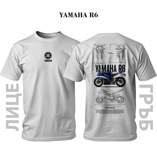Тениска YAMAHA BLUE YZF-R6