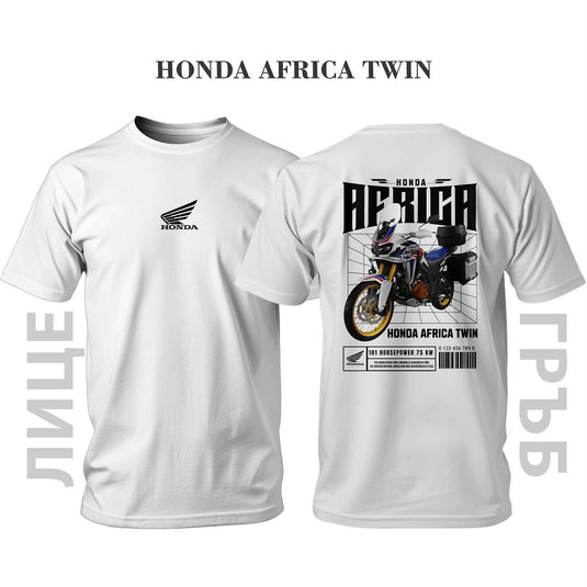 Тениска HONDA AFRICA TWIN 101 Horsepower 75kW
