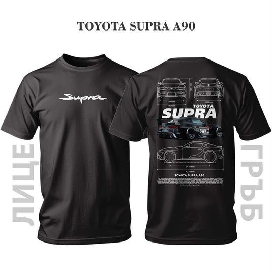 Тениска BLACK EDITION TOYOTA SUPRA A90
