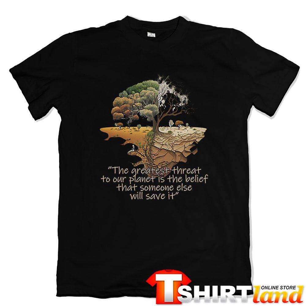 T-shirt Green Planet - "The greatest thread"