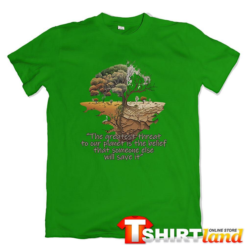 T-shirt Green Planet - "The greatest thread"