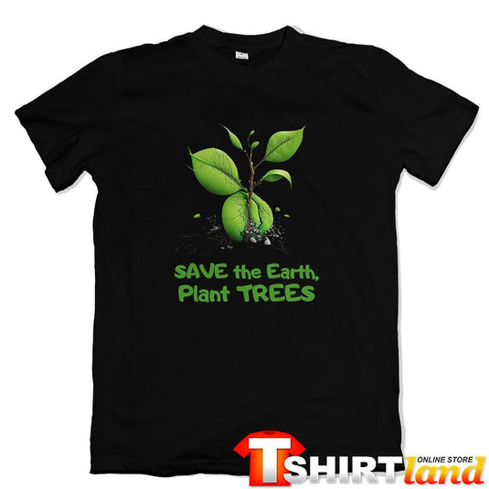Тениска Зелена планета - "Plant Trees"
