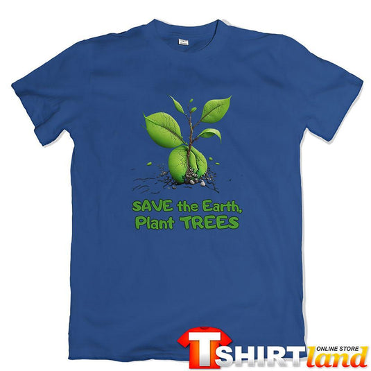 Тениска Зелена планета - "Plant Trees"