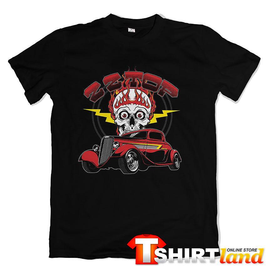 Тениска ZZ Top Skull and lightning bolts