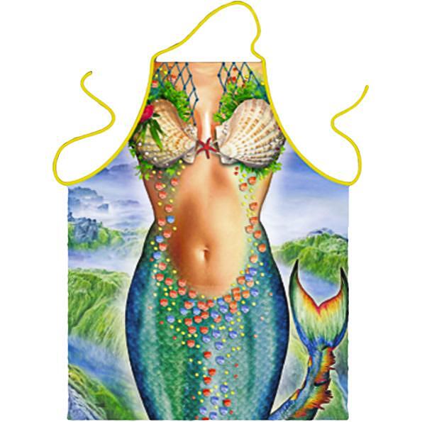 Funny kitchen apron MERMAID