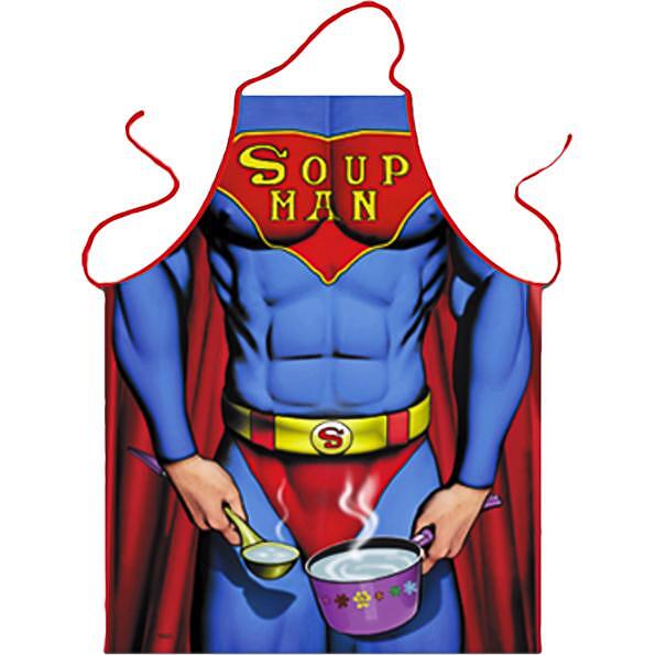 Funny cooking apron SOUP MAN